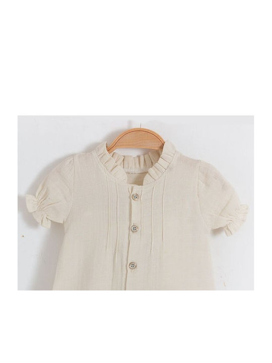 Trendy Shop Baby Ausgehstrampler Beige