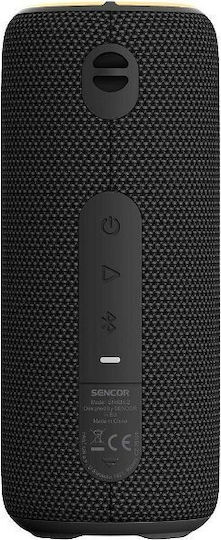 Sencor Sirius 2 Waterproof Bluetooth Speaker 20W with Battery Life up to 7 hours Black
