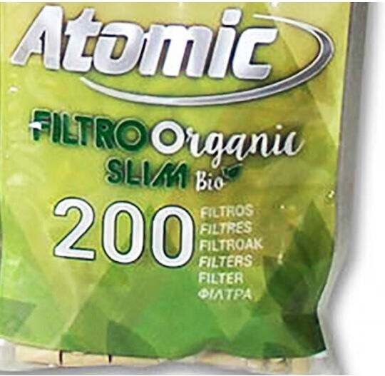 Atomic Filtertips Biologisch abbaubar 6mm 200x1Stk