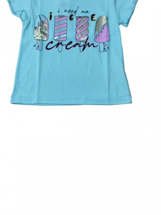 Nek Kids Wear Set Summer 2pcs Aqua Ice Cream