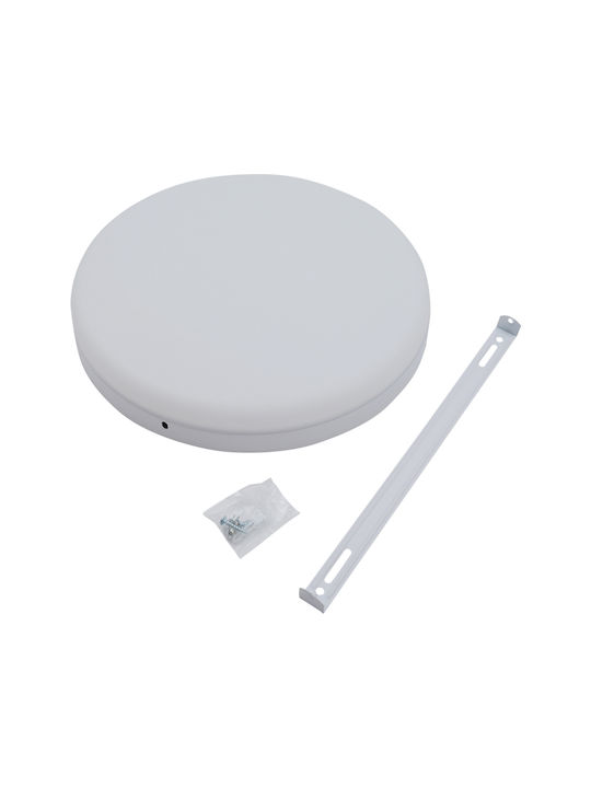 Uncle George Round Outdoor LED Panel 48W with Cool White Light 29.5cm