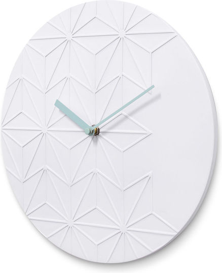 Acctim Wall Clock Polyresin White Ø40cm