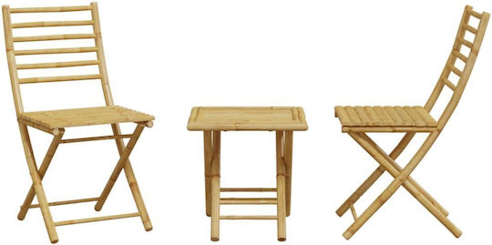 Garten- und Outdoor-Möbelsets für kleinen Raum 3 Stück Braun mit Kissen