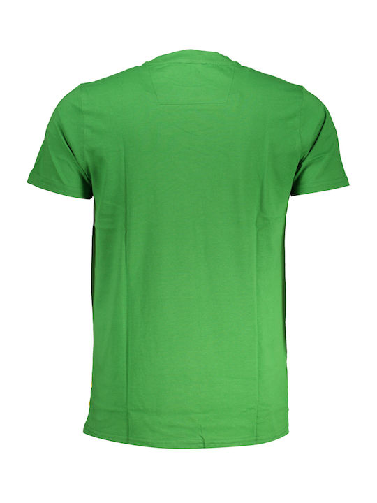 Roberto Cavalli T-shirt Bărbătesc cu Mânecă Scurtă Verde