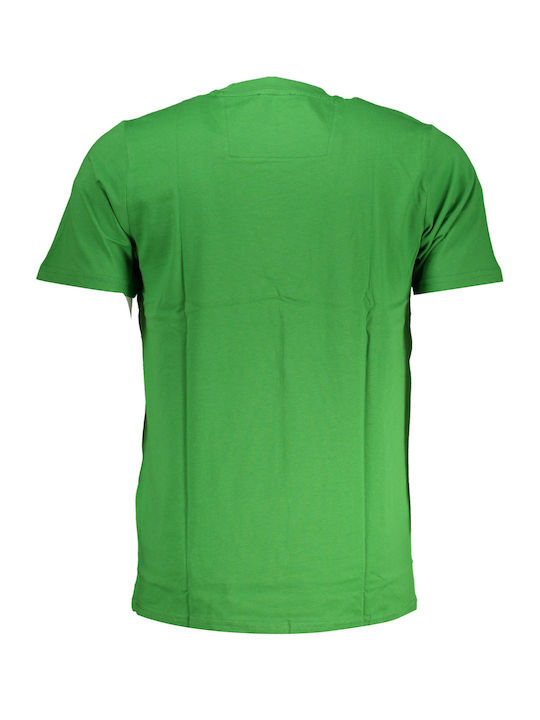 Roberto Cavalli T-shirt Bărbătesc cu Mânecă Scurtă Verde