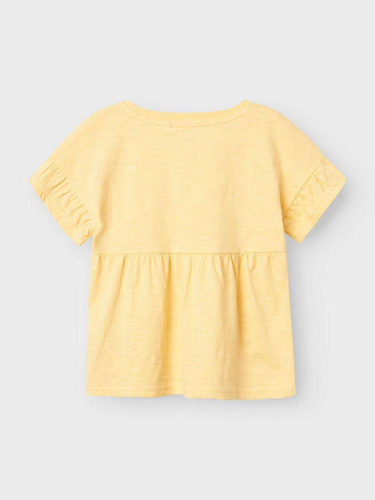 Name It Kids Blouse Short Sleeve Yellow