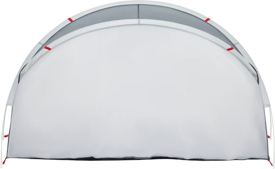 vidaXL Лятна Къмпинг Сцена Сива 205x125x90см