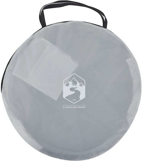 vidaXL Лятна Къмпинг Сцена Сива 205x125x90см