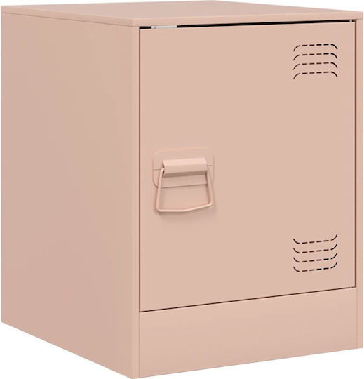 Nachttische Metall Rosa 2Stück 34.5x39x44cm