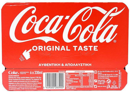 Coca-Cola Cola mit Kohlensäure in Kiste 6x330ml