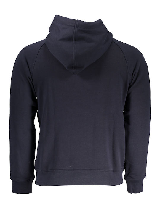 K-Way Men's Sweatshirt with Hood & Pockets Blue