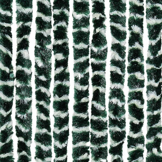 vidaXL Fabric Door Curtain Green 118x220cm 4004887
