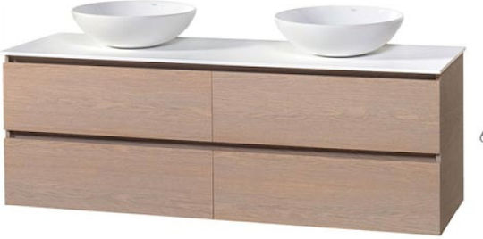 Mabo Ορθογώνιος Καθρέπτης Μπάνιου από Plywood