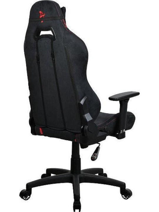 Arozzi Torretta Supersoft Υφασμάτινη Καρέκλα Gaming με Ρυθμιζόμενα Μπράτσα Μαύρο / Κόκκινο
