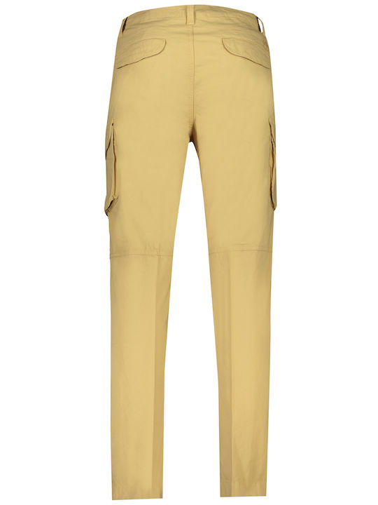 North Sails Men's Trousers Elastic in Regular Fit Beige