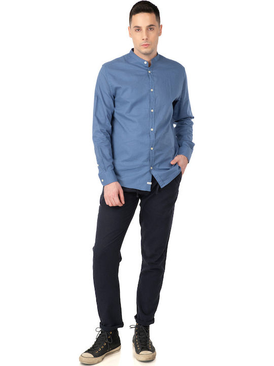 Trousers Chino Elastic Blue