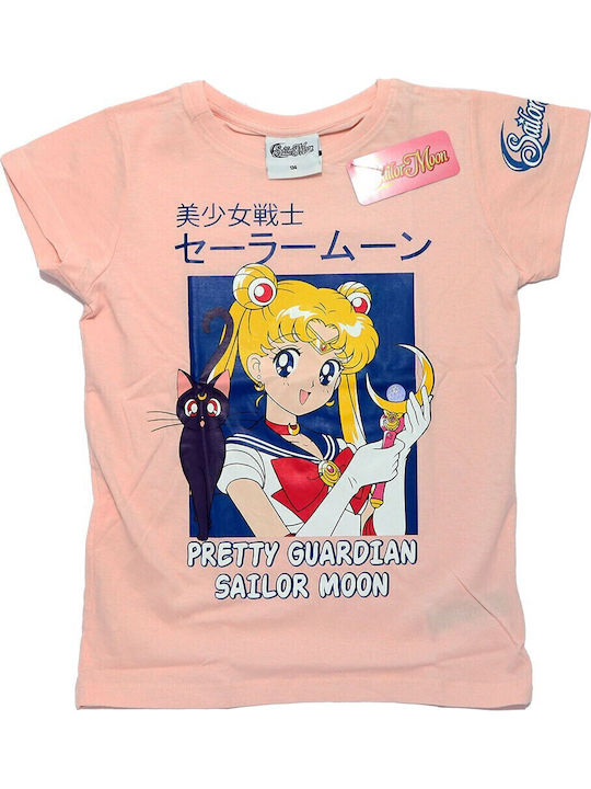 Kinder-T-Shirt Pink Sailor Moon