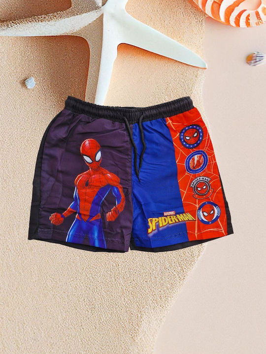 Stamion Spiderman Παιδικό Μαγιό Βερμούδα / Σορτς Μαυρο