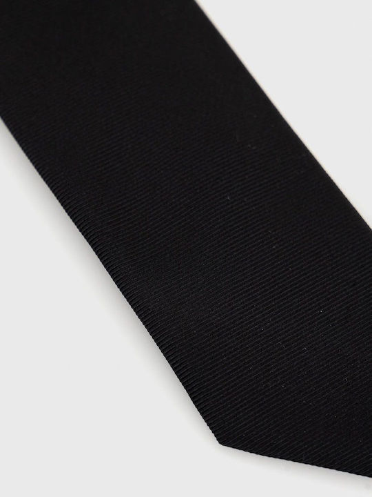 Hugo Men's Tie Silk in Black Color