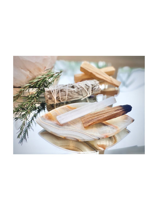 Energy Cleansing Meditation Set Palo Santo Φασκόμηλο Ράβδος Σεληνίτη