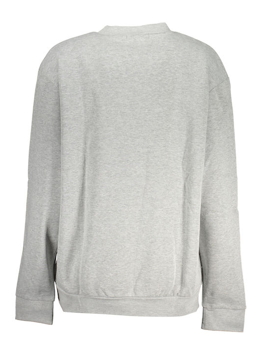 Roberto Cavalli Women's Long Fleece Sweatshirt Gray