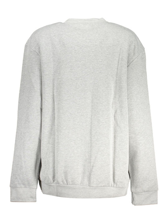 Roberto Cavalli Women's Long Fleece Sweatshirt Gray