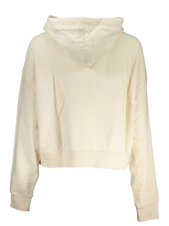 Napapijri Women's Long Hooded Sweatshirt Beige