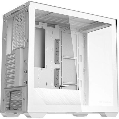 Darkflash Gaming Full Tower Computer Case with Window Panel White