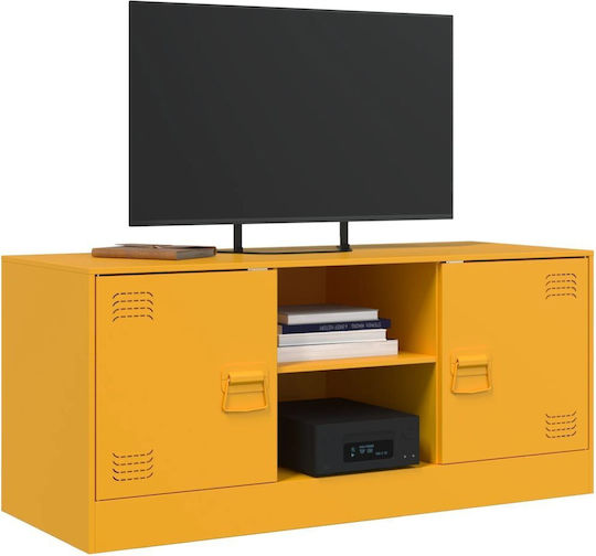 Metallic Mustard Yellow TV Stand M99xL39xH44cm