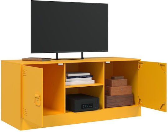 Metallic Mustard Yellow TV Stand M99xL39xH44cm