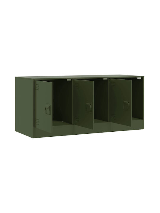 Stand TV Metalic Verde Măsliniu L99xA39xÎ44cm