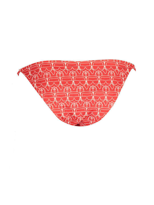 Karl Lagerfeld Bikini Slip Red