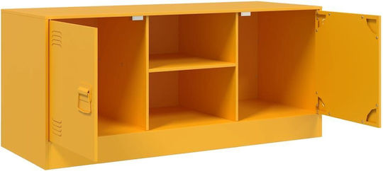Metallic Mustard Yellow TV Stand M99xL39xH44cm