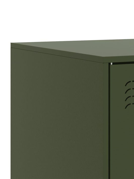 Stand TV Metalic Verde Măsliniu L99xA39xÎ44cm