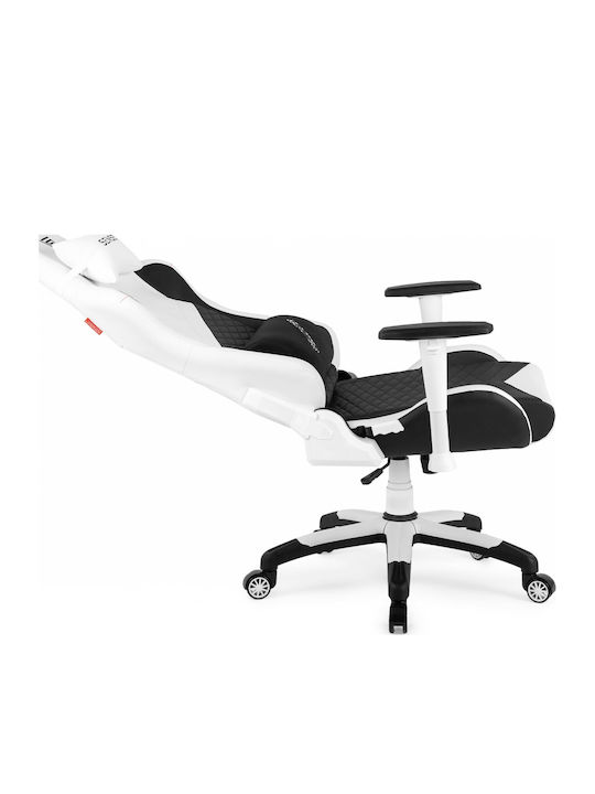 SENSE7 Spellcaster Senshi Edition XL Scaun Gaming Din piele ecologică cu Brațe Reglabile Negru / Alb