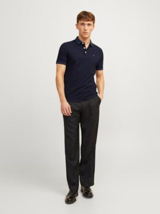 Jack & Jones Bluza Bărbătească cu Mânecă Scurtă Polo D.k Navy