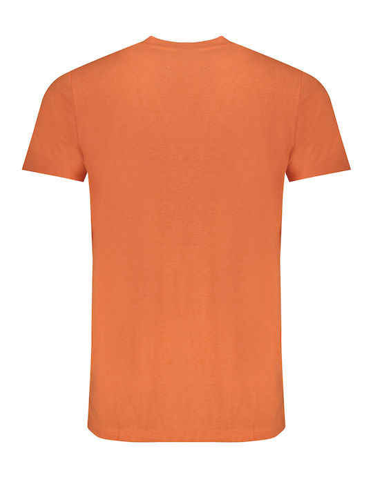 Squola Nautica Italiana Ανδρικό T-shirt Κοντομάνικο Orange