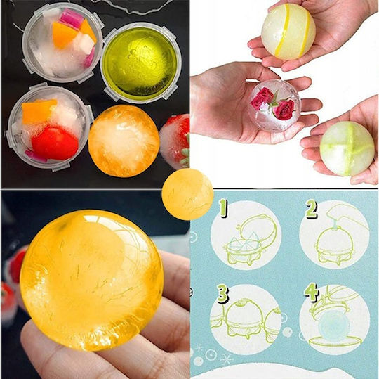 Formă De Gheață Rotundă Din Plastic Transparent ZK17083QWS1