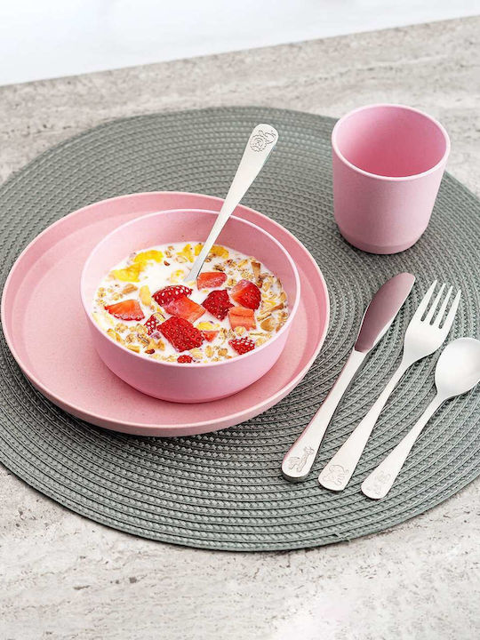 Reer Cutlery Set Stainless Orange 4pcs