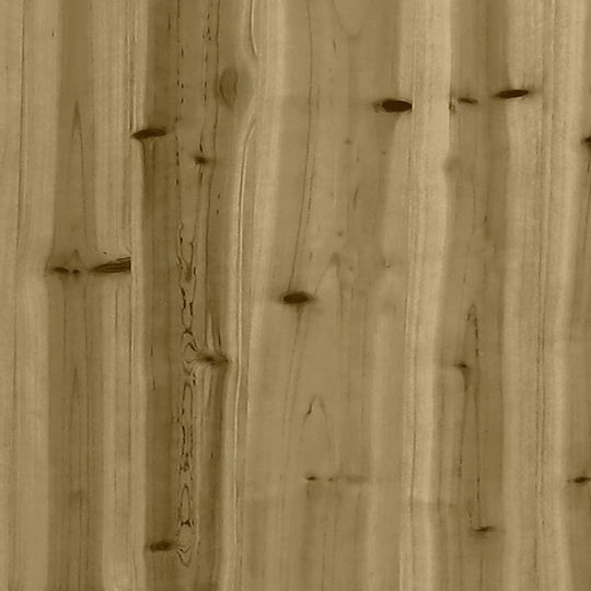 vidaXL Holzturm mit Kletterfläche Braun