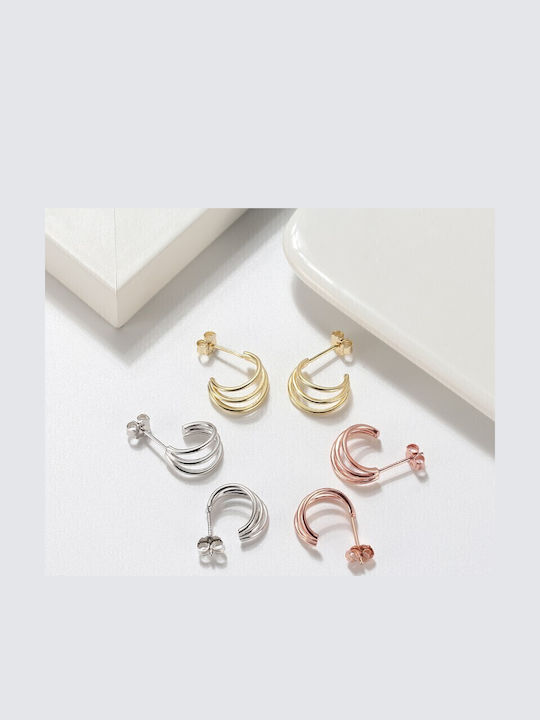 Hoops Earrings Hoops made of Silver Gold Plated