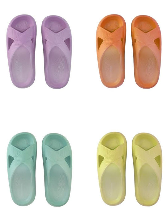 Amo La Casa Frauen Flip Flops in Türkis Farbe