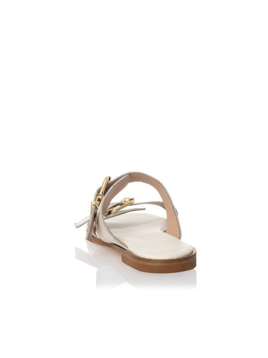 Sante Leather Women's Sandals White