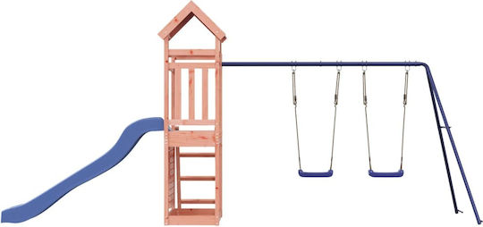 vidaXL Wooden Tower Brown