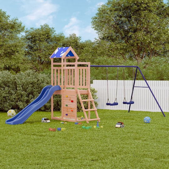 vidaXL Wooden Tower Brown
