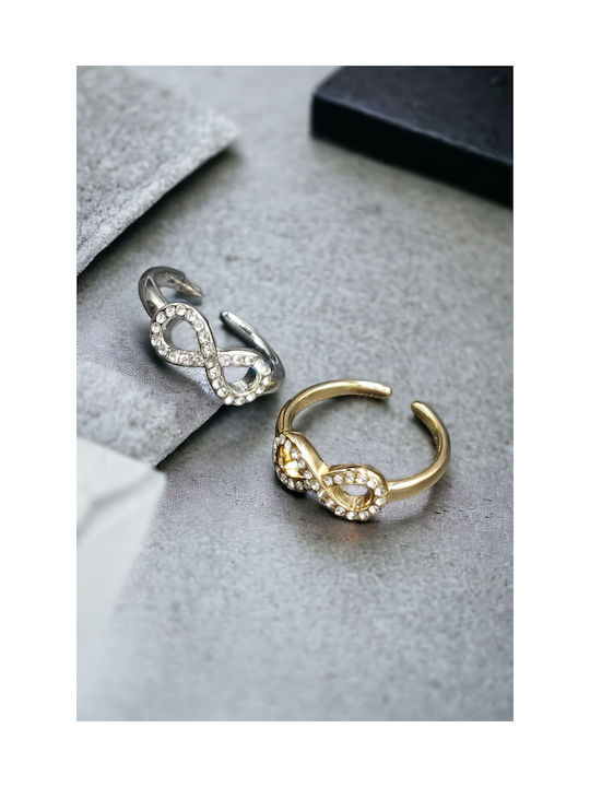 Women's Gold Plated Steel Ring