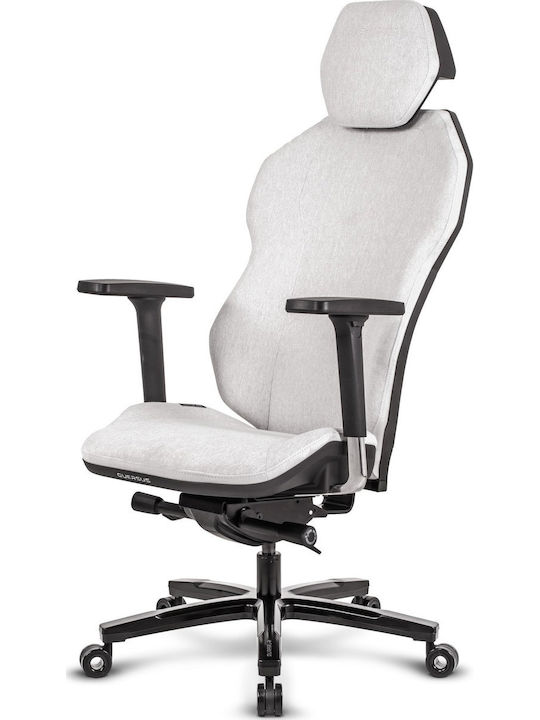 Quersus ICOS.1.1 Fabric Gaming Chair with Adjustable Arms Champagne Beige