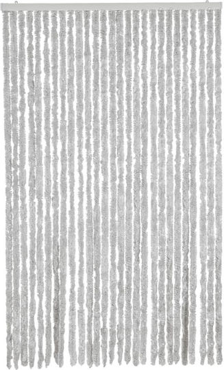 vidaXL Κουρτίνα Πόρτας από Ύφασμα Γκρι 118x220cm 4004884