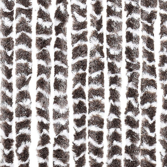vidaXL Türvorhang Braun 118x220cm 4004889