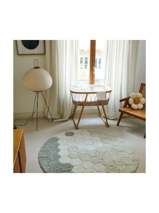 Lorena Canals Honeycomb Παιδικό Χαλί Στρογγυλό με Διάμετρο 140cm